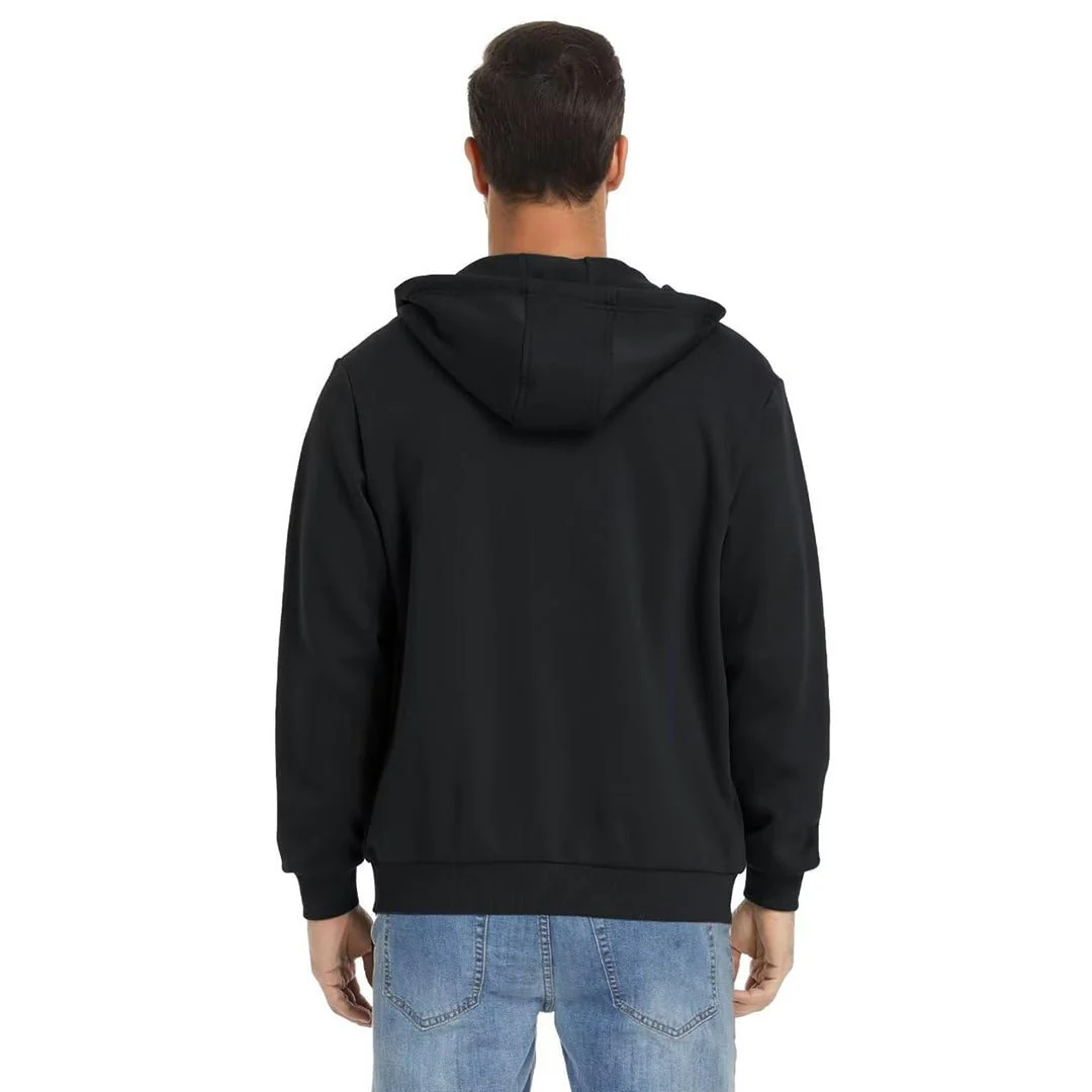 Men's Full Zip-Up Casual Active Hoodie