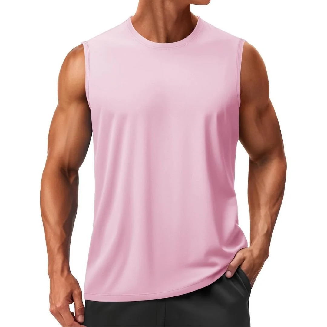Men's UPF 50+ Sleeveless Quick Dry Gym Tank Tops