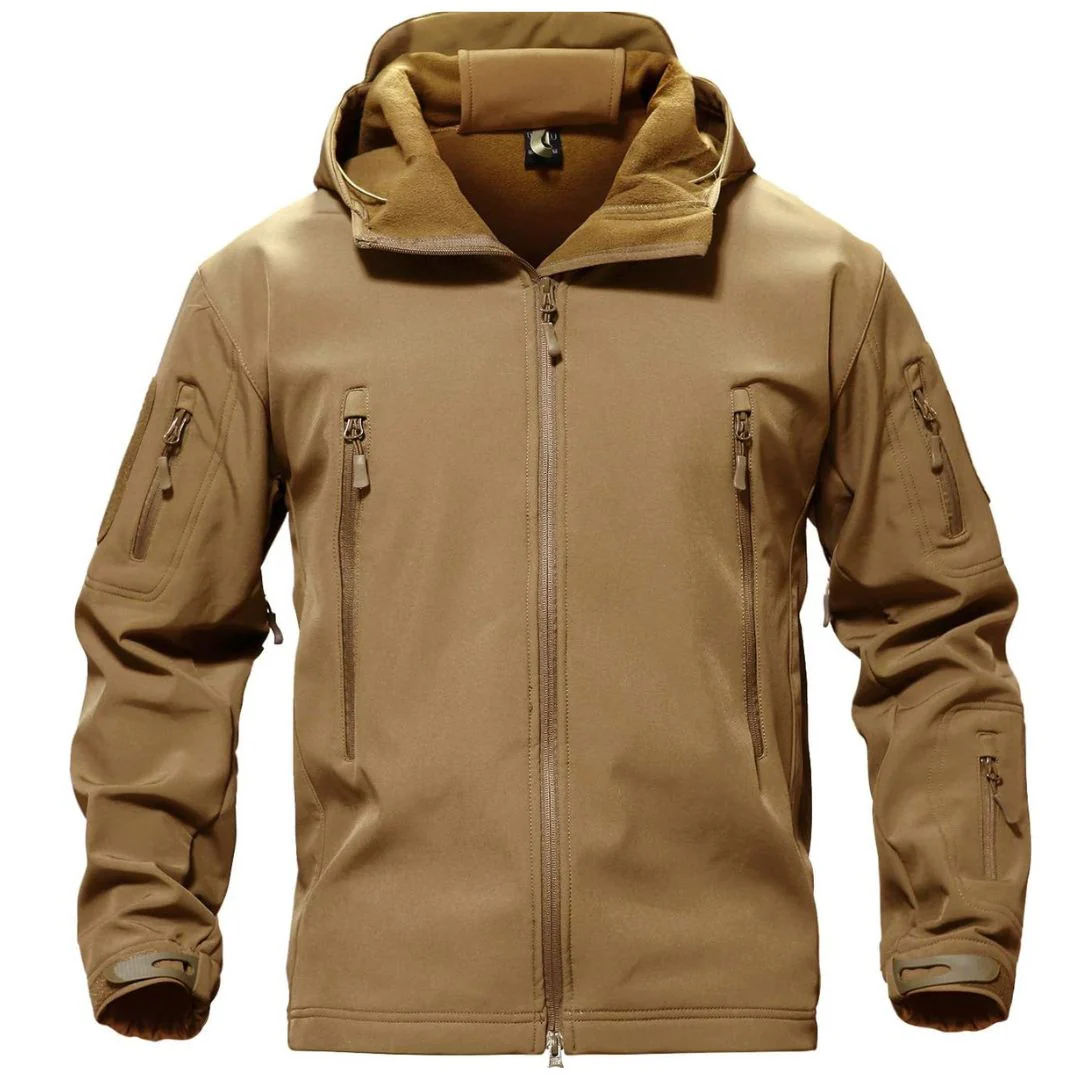 Men's Water Resistant Windbreaker Tactical Soft Shell Coat