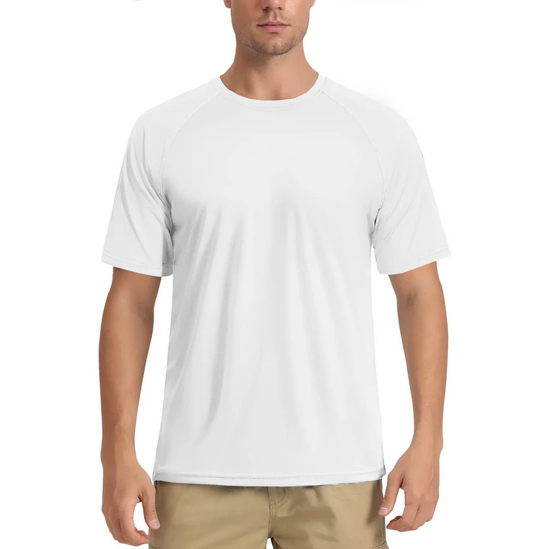 Men's UPF 80+ Breathable Quick-Dry Outdoor Swim T-Shirt