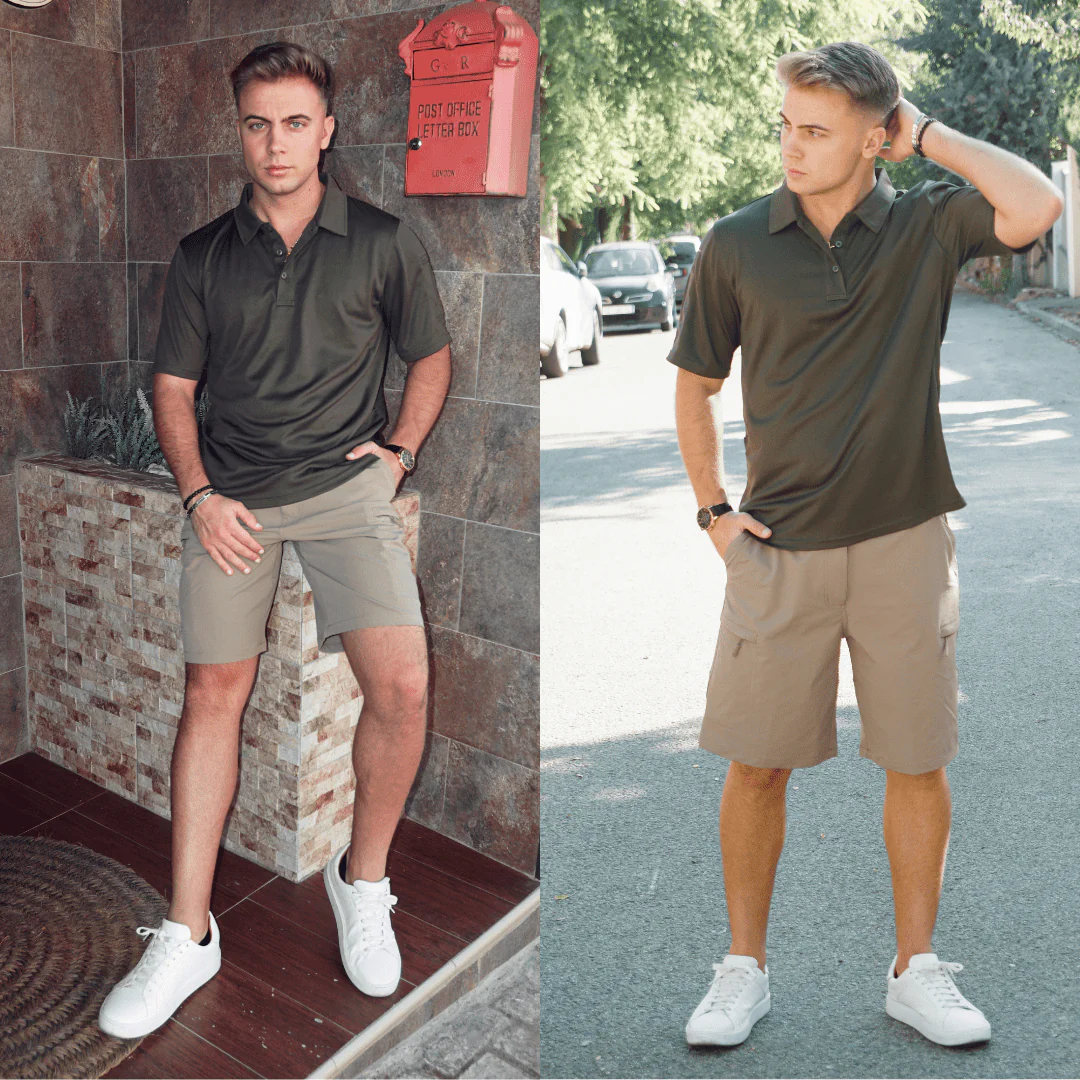 Men's Casual Quick-Dry 5 Pockets Cargo Short