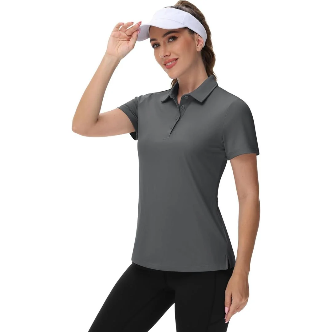 Women's UPF 50+ Sun Protection Golf Quick-Dry Polo Shirts