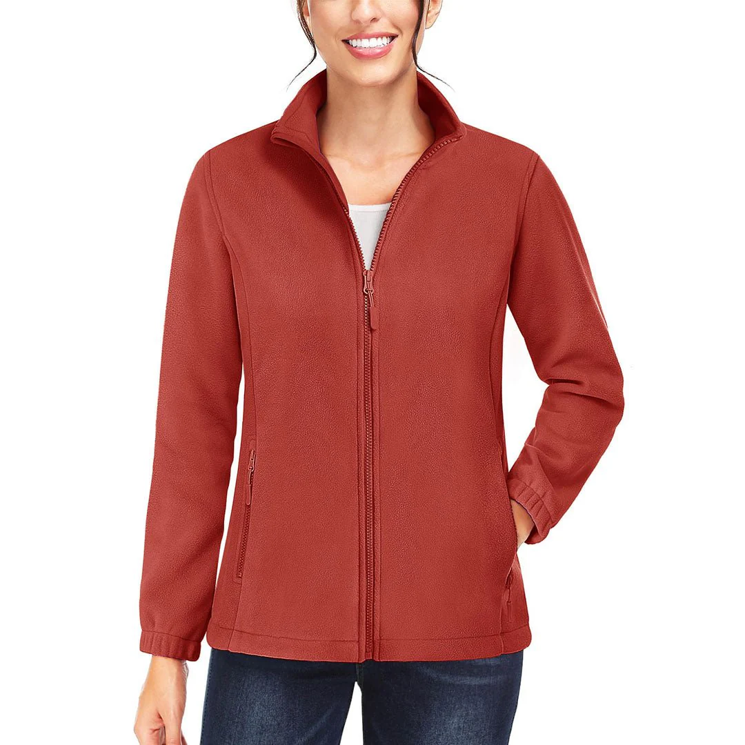 Women's Fleece Full Zip Lightweight Jacket