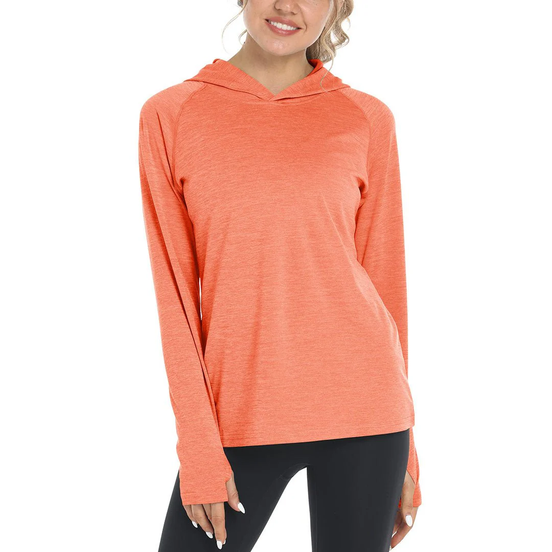Women's Quick Dry UPF 50+ Hoodie Long Sleeve Shirts