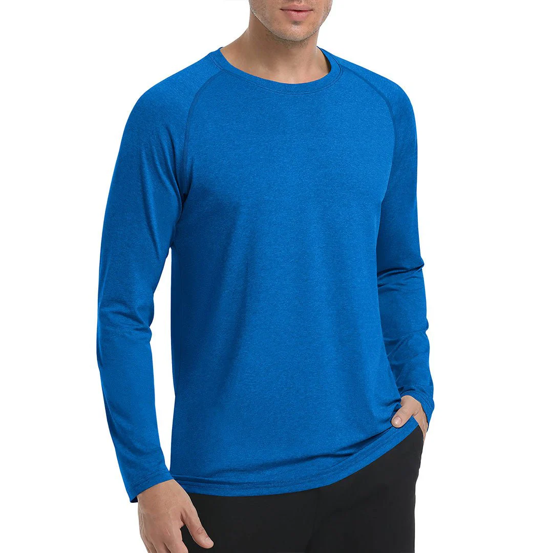 Men's UPF 50+ Fishing Swim Long Sleeve Shirts