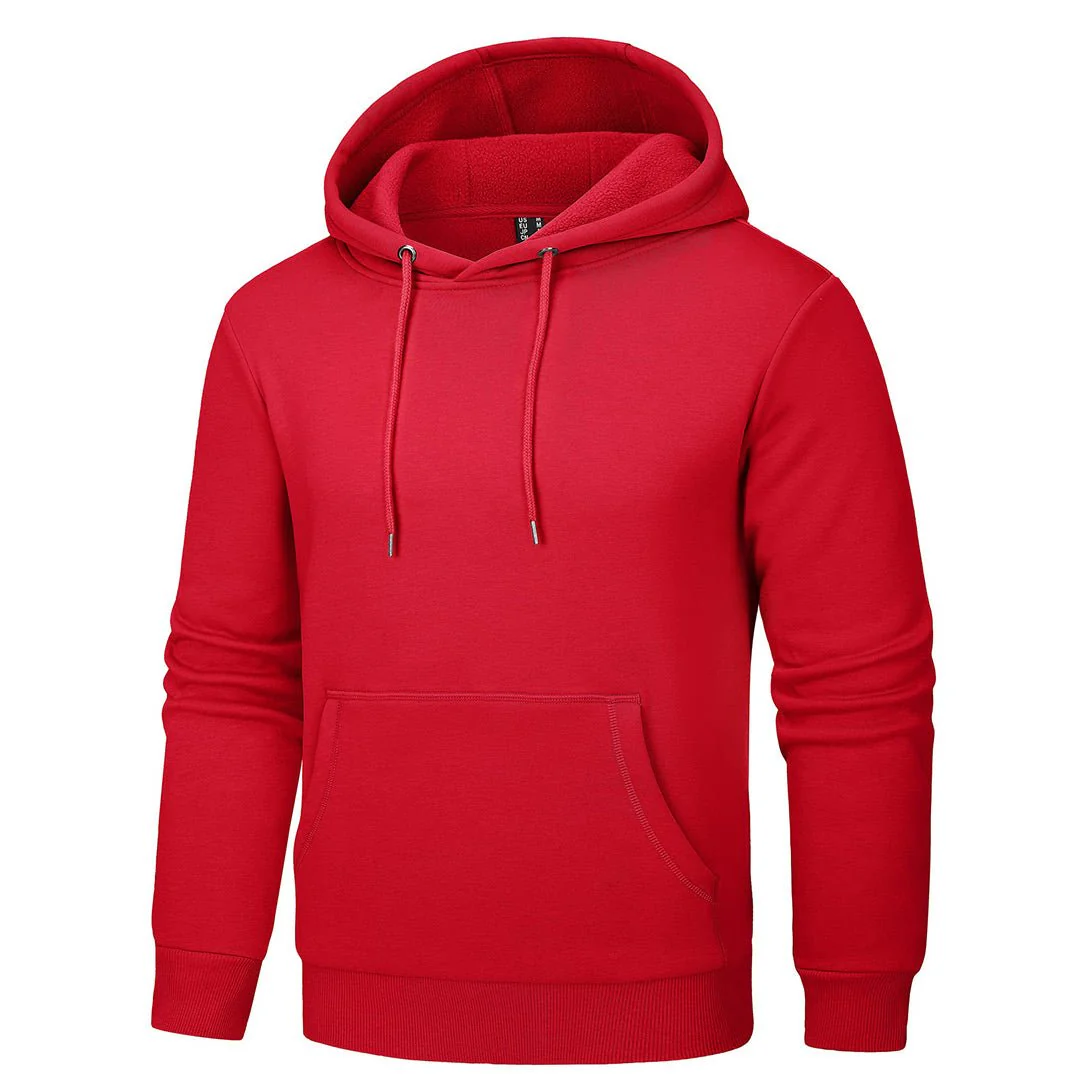 Men's Pullover Fleece Zip Up Hoodie Cotton Casual Lightweight Sweatshirt