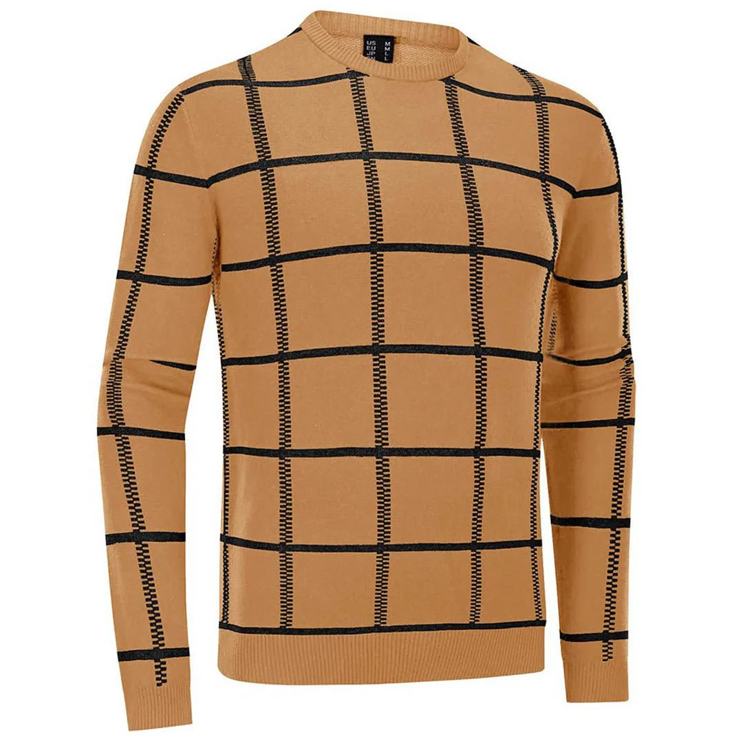 Men's Casual Sweater Cotton Slim Fit