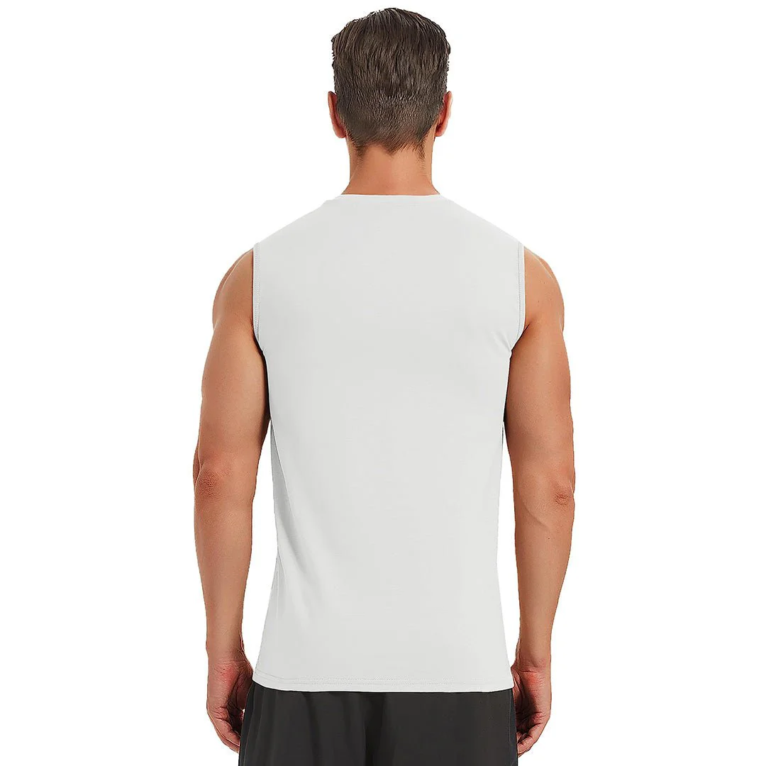 Men's Bodybuilding Tank Tops Cotton Workout T-Shirts