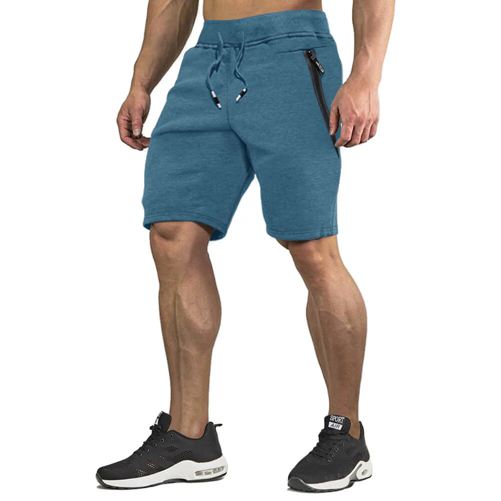 Men's Lightweight Gym Elastic Waist Running Shorts