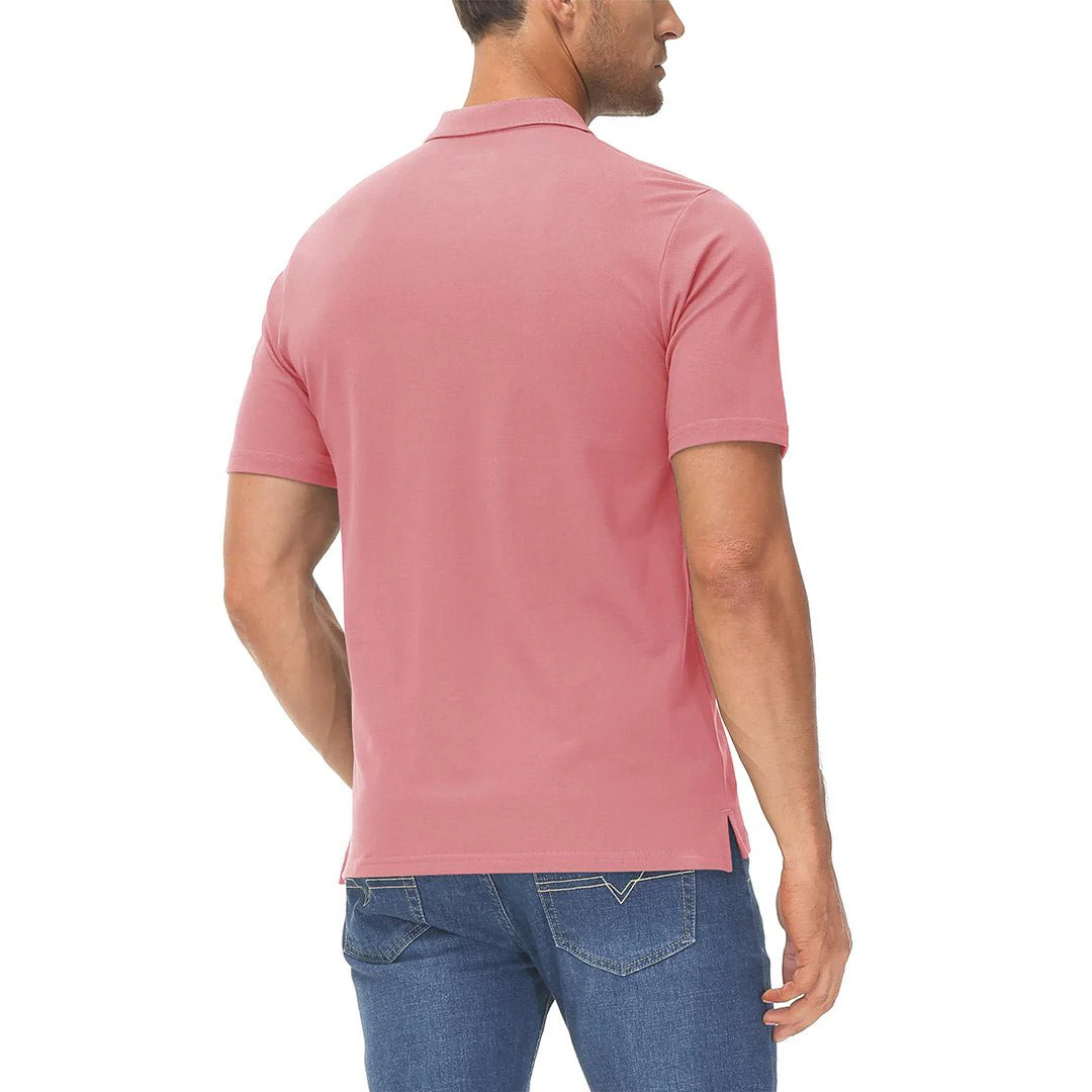 Men's Cooling Summer Casual Pique Polo T-shirts