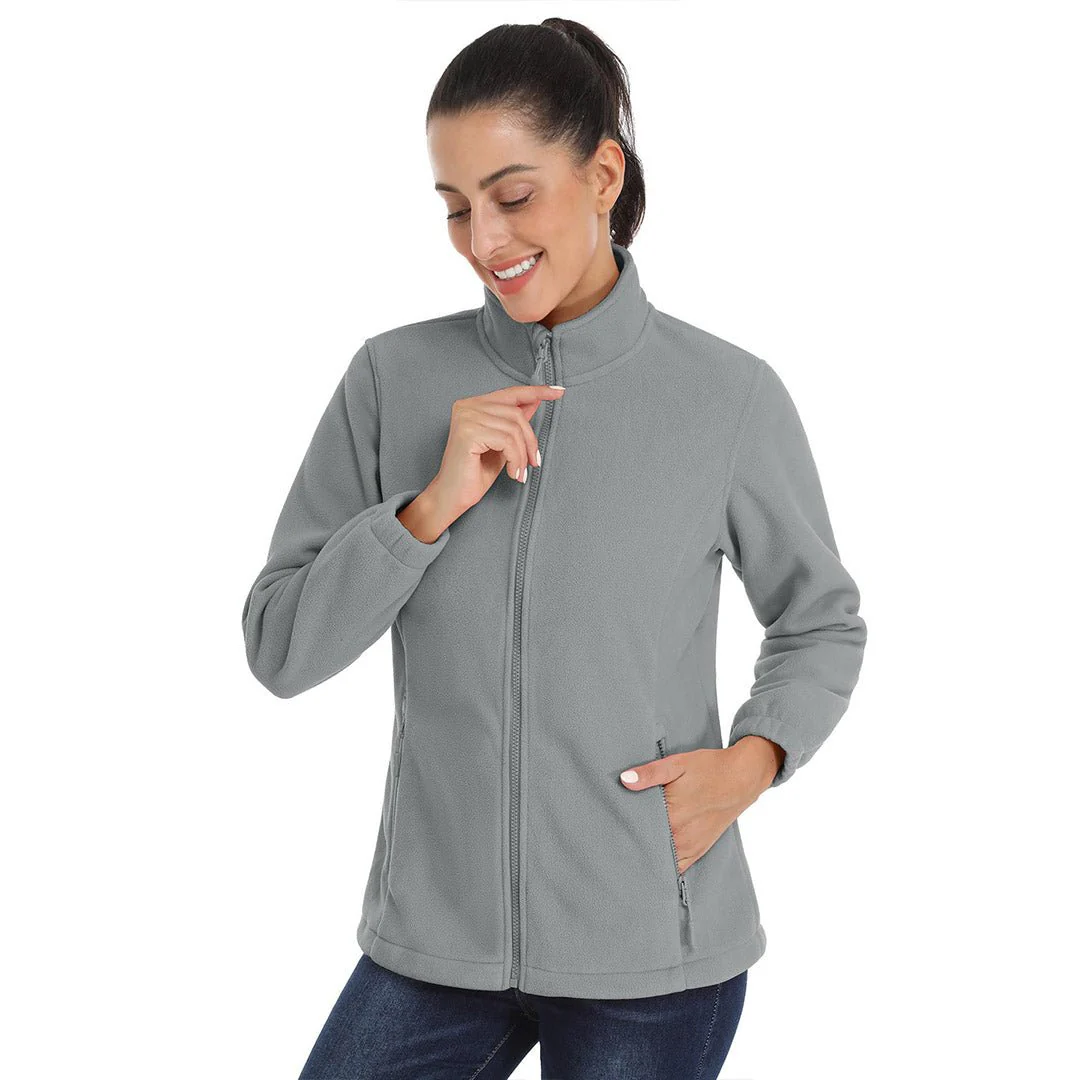 Women's Fleece Full Zip Lightweight Jacket