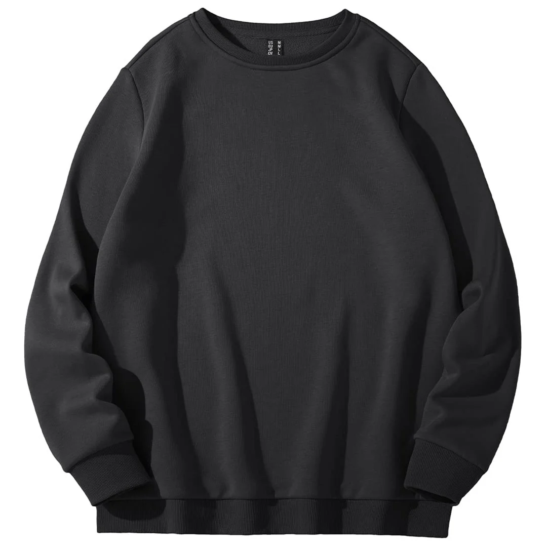 Women's Fleece-Lined Crewneck Casual Sweatshirts