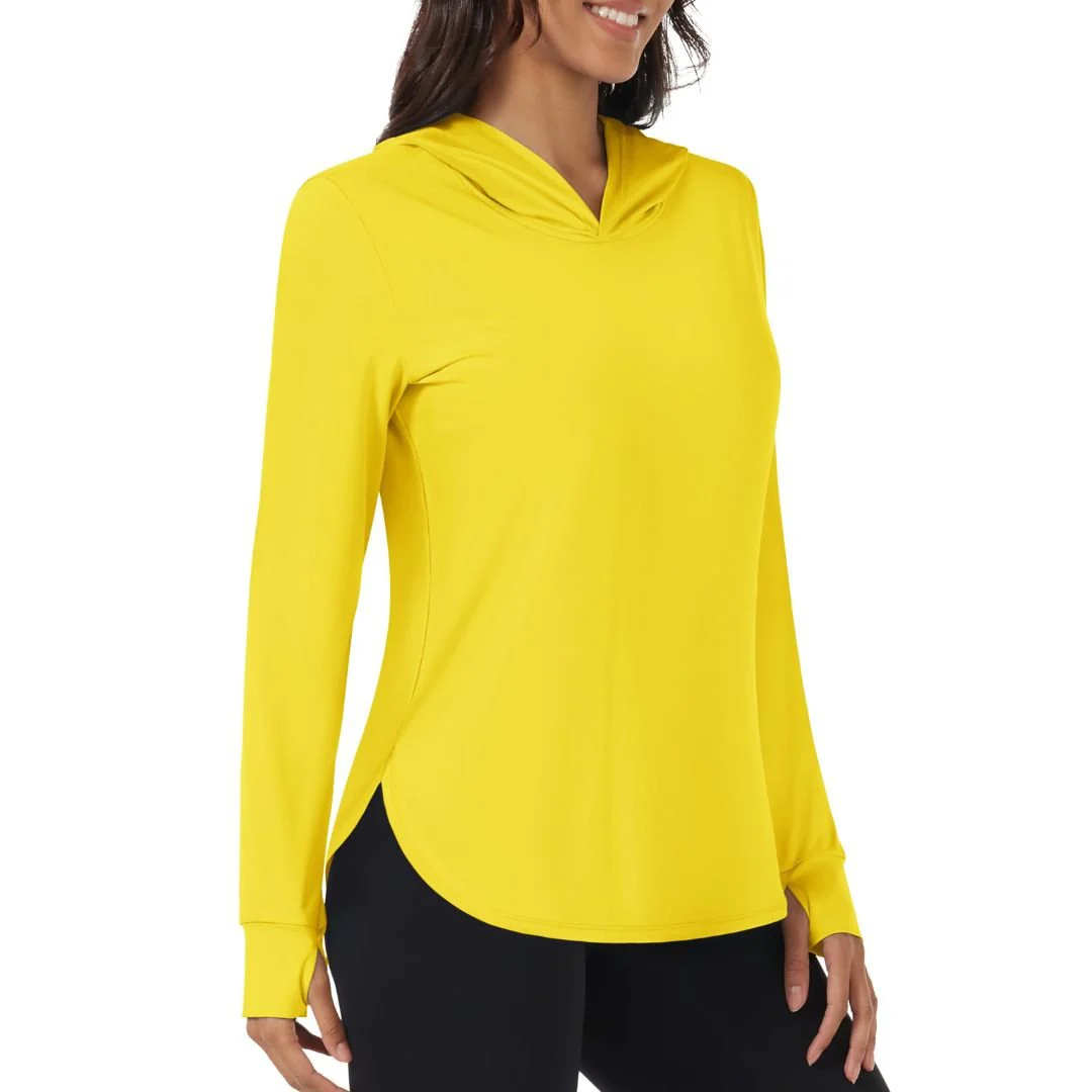 Women's UPF 80+ Sun Protection Nuit Nuit Hoodie Hiking UV Shirt