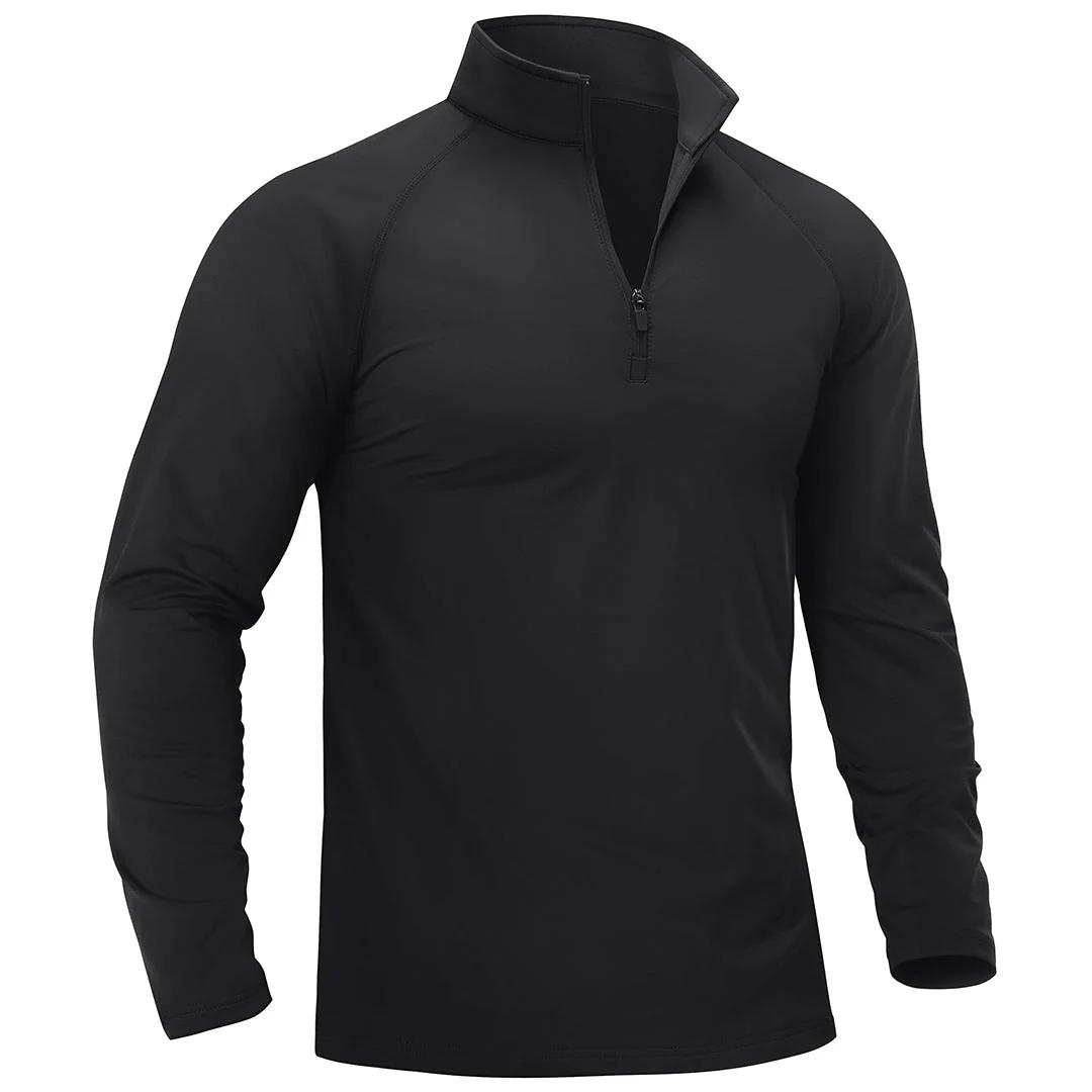 Men's 1/4 Zip Athletic Pullover Fleece Lined Sweatshirts