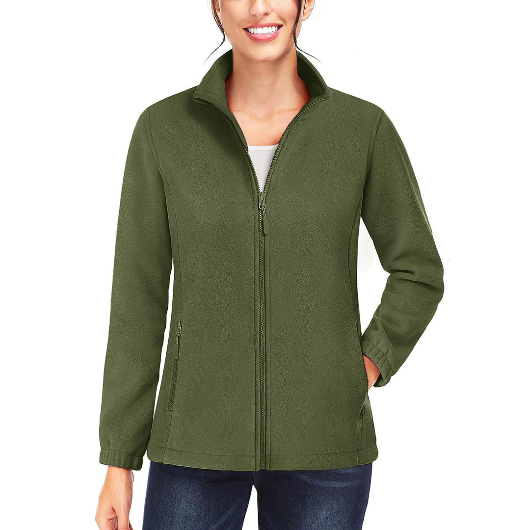Women's Fleece Full Zip Lightweight Jacket