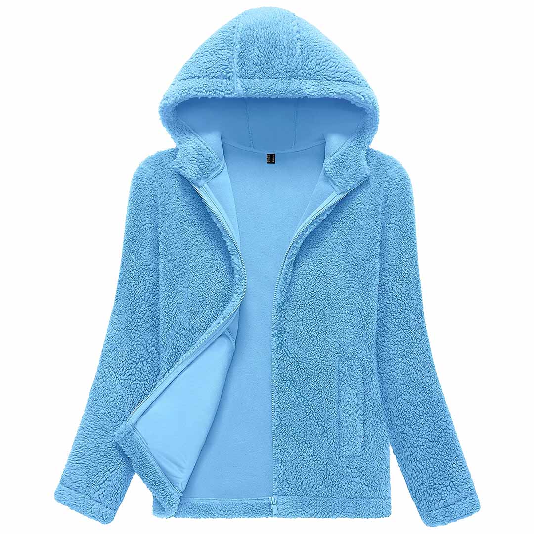 Women's Fuzzy Sherpa Fleece Fluffy Jackets