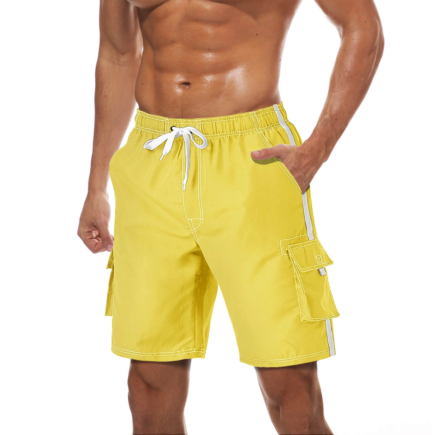 Men's Quick Dry Bathing Trunks Beach Shorts