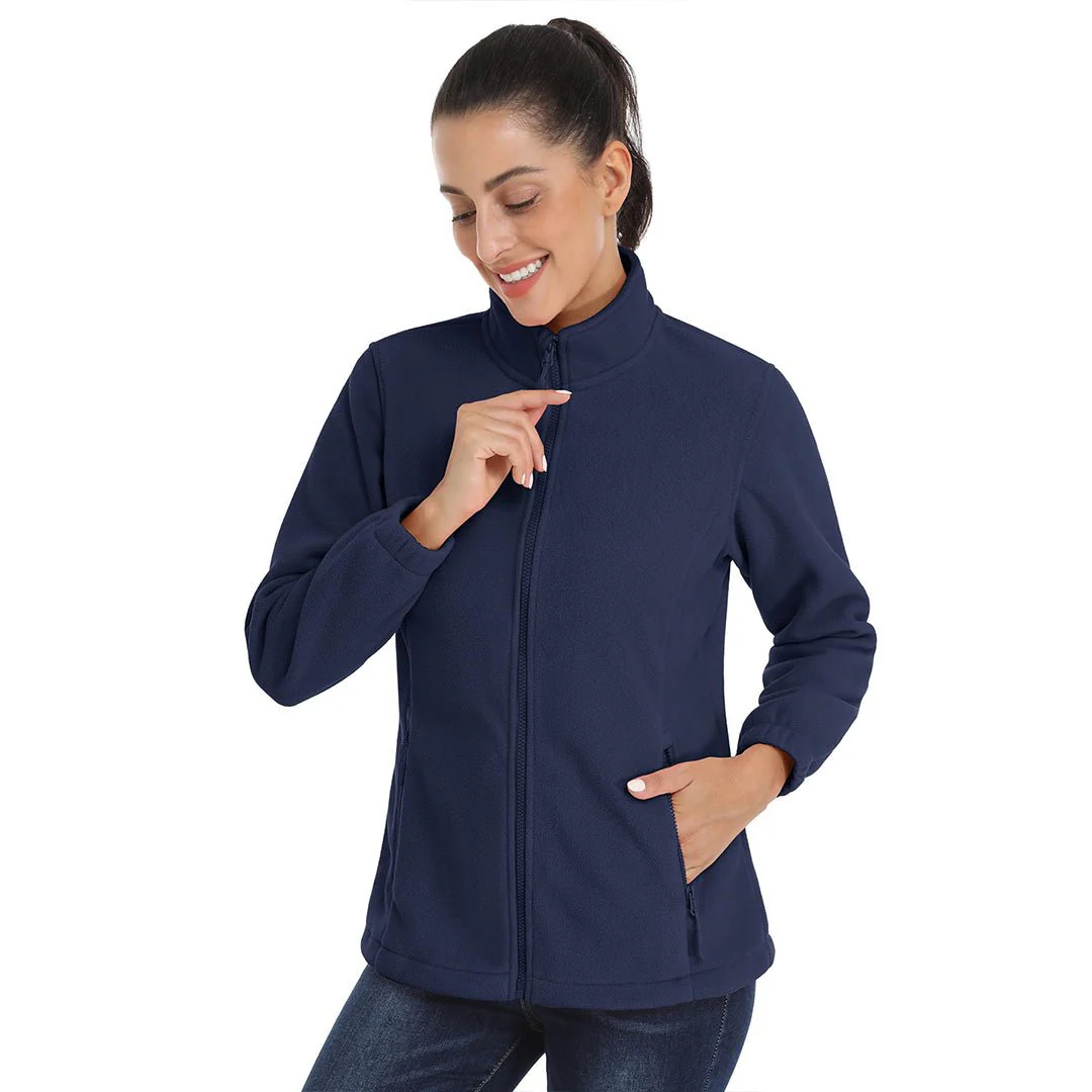 Women's Fleece Full Zip Lightweight Jacket
