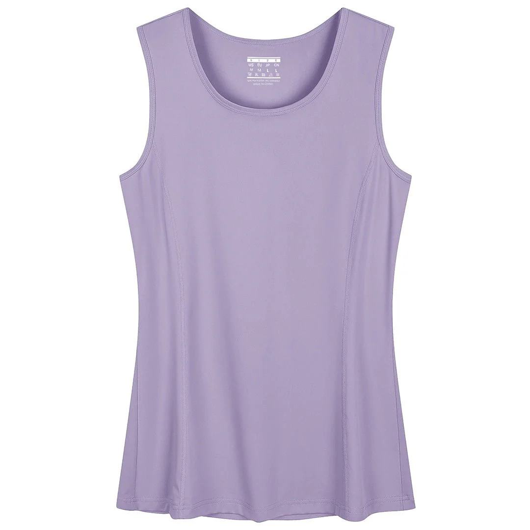 Women's Quick Dry Sun Protection UPF 80+ Running Yoga Tank Tops