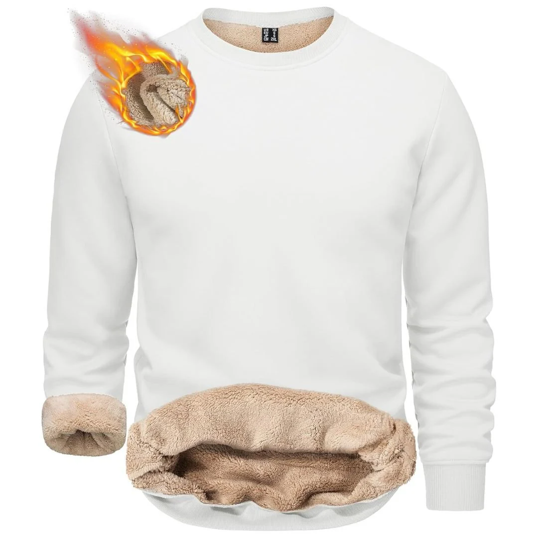 Men's Uncw Sweatshirts Vintage Crewneck Winter Active Warm Outdoor