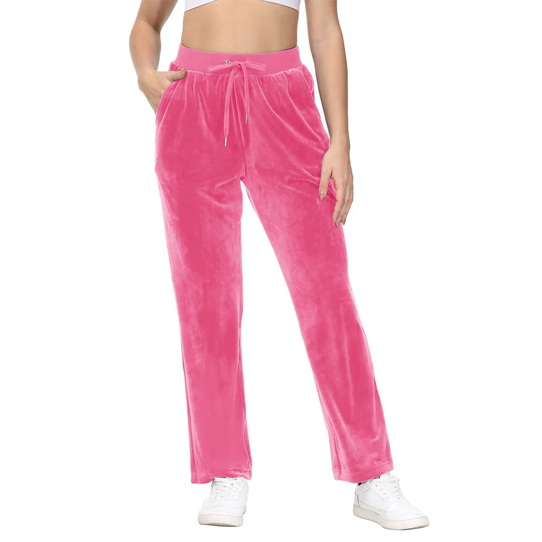 Women's Velvet Casual Jogger Sweatpants