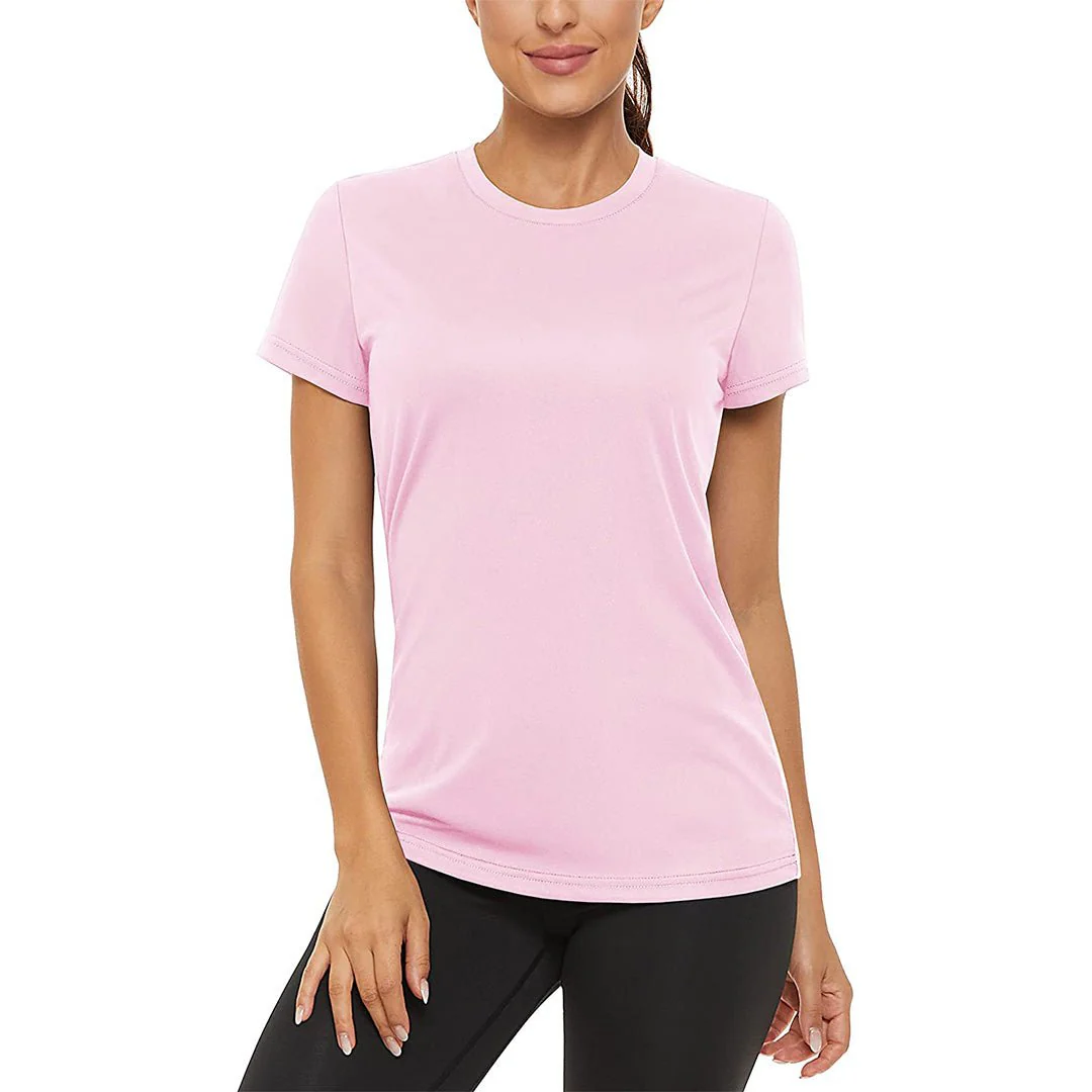 Women's Sun Protection Quick Dry Outdoor Yoga Running T-shirts