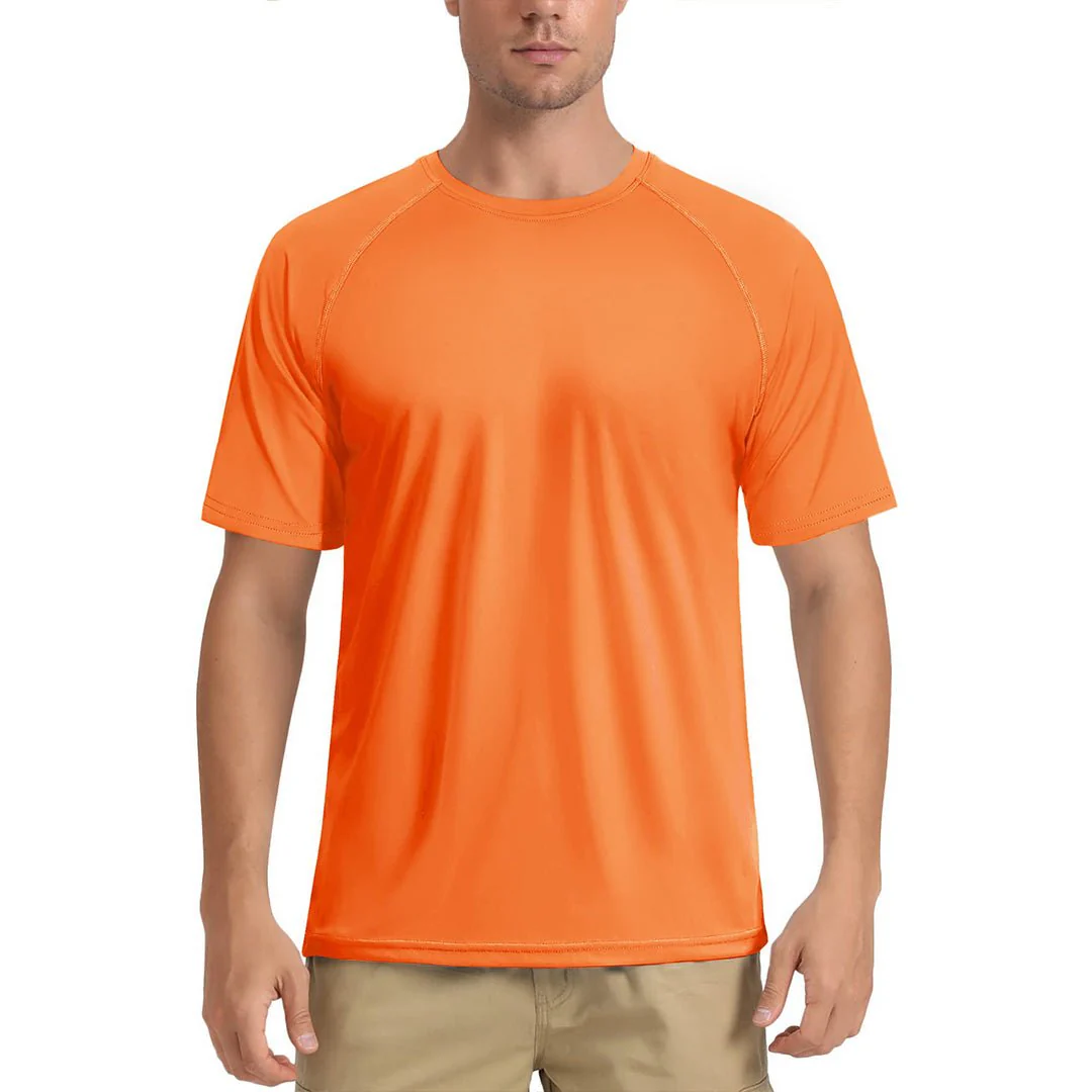 Men's UPF 80+ Breathable Quick-Dry Outdoor Swim T-Shirt