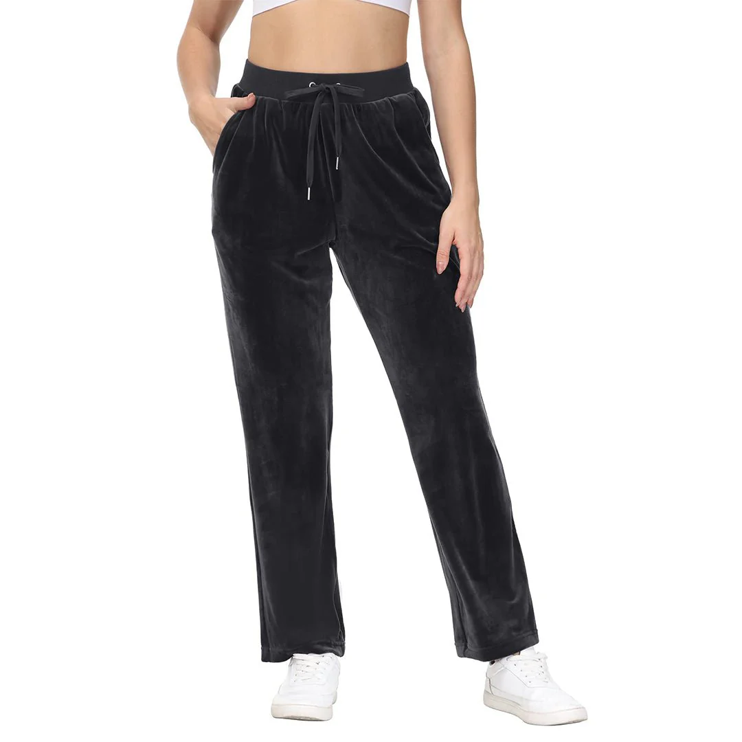 Women's Velvet Casual Jogger Sweatpants