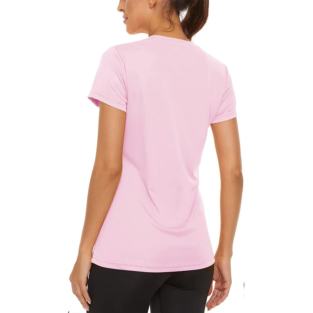 Women's Sun Protection Quick Dry Outdoor Yoga Running T-shirts