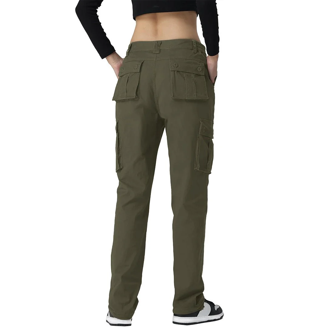 Women's 6 Multiple Pockets Cargo Pants