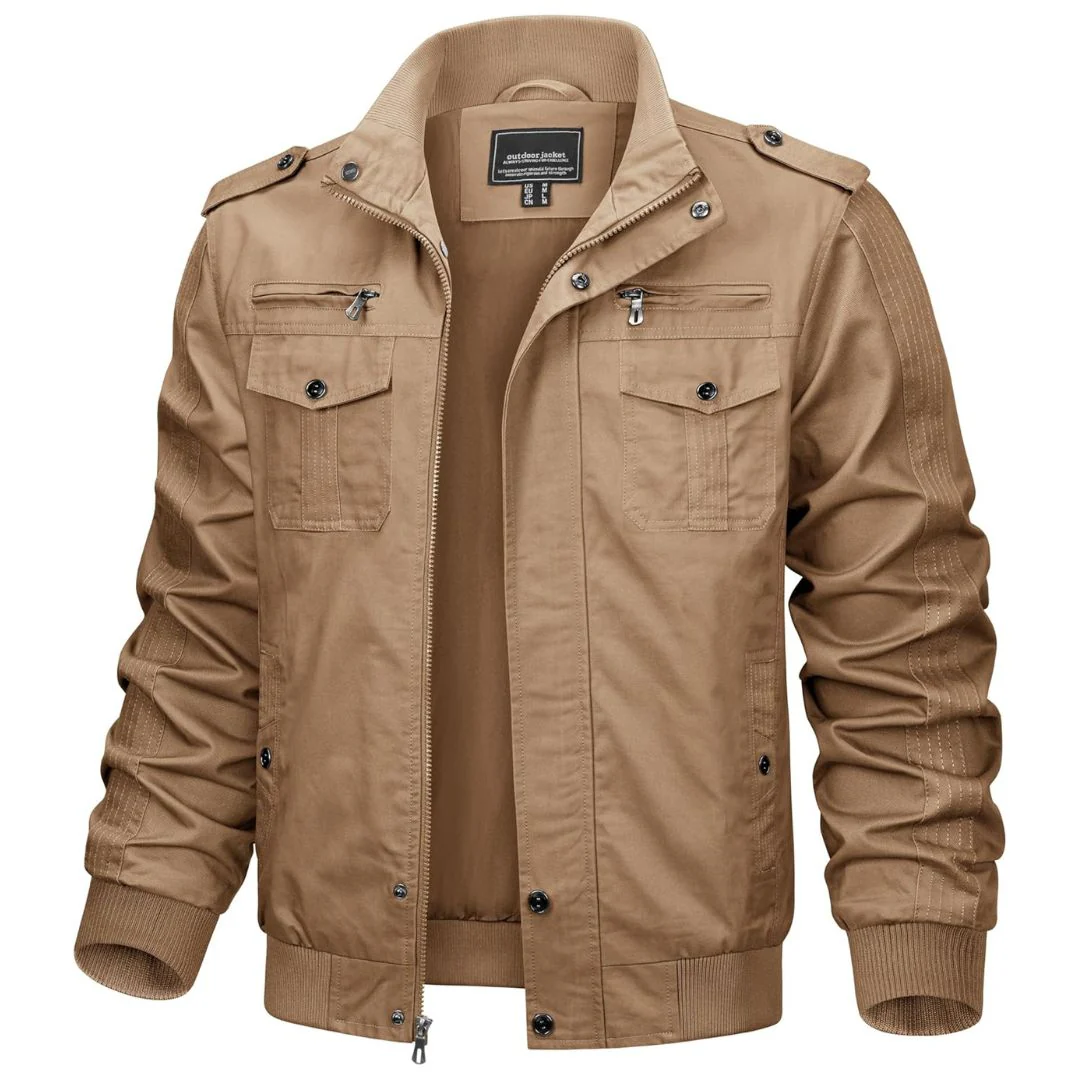 Men's Military Lightweight Cargo Army Fall Tactical Jacket Windbreaker