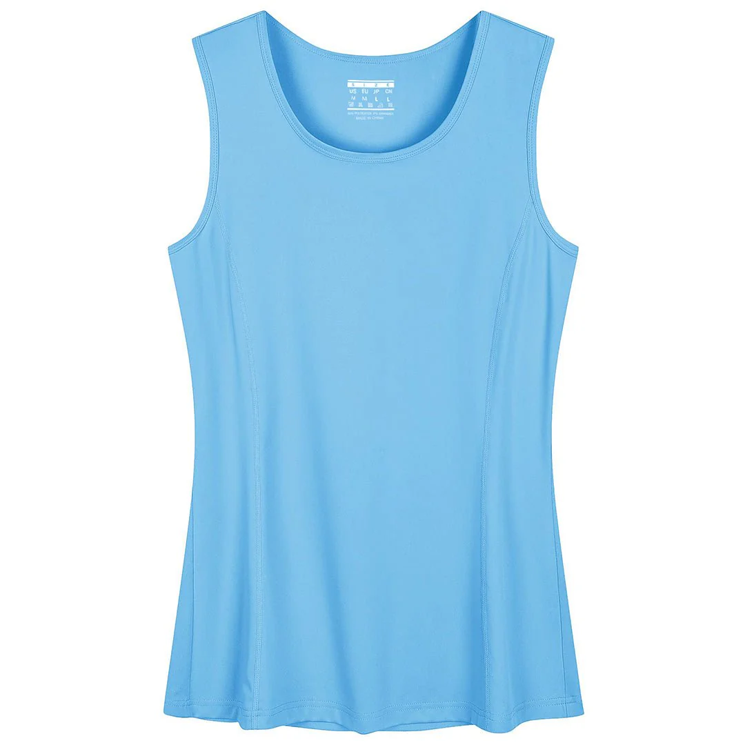 Women's Quick Dry Sun Protection UPF 80+ Running Yoga Tank Tops