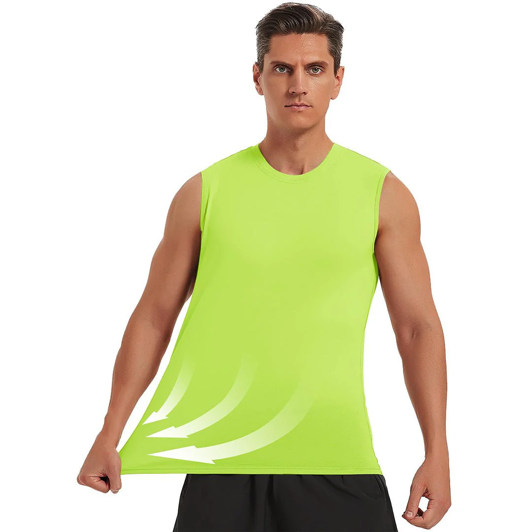 Men's Bodybuilding Tank Tops Cotton Workout T-Shirts