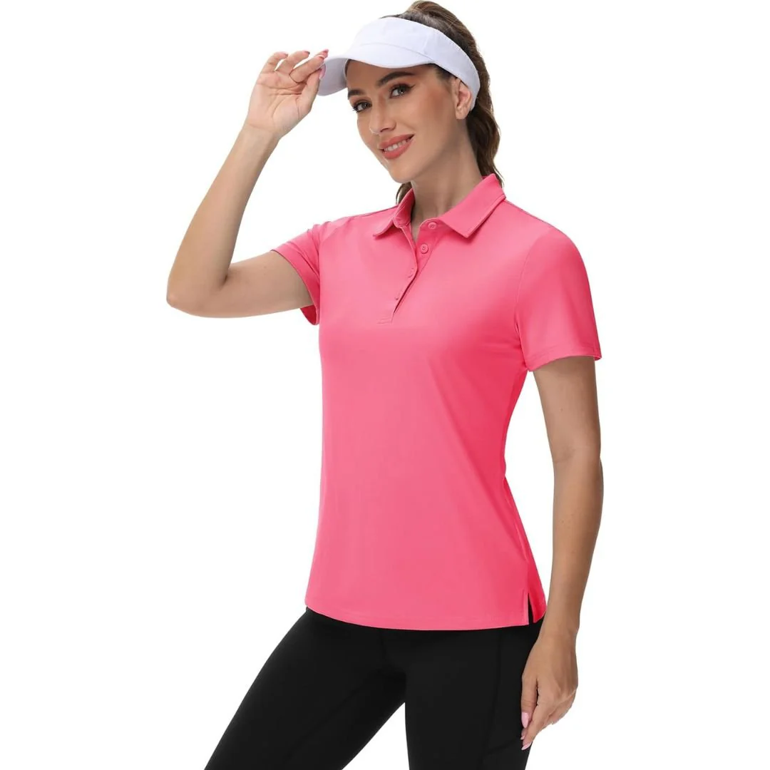 Women's UPF 50+ Sun Protection Golf Quick-Dry Polo Shirts