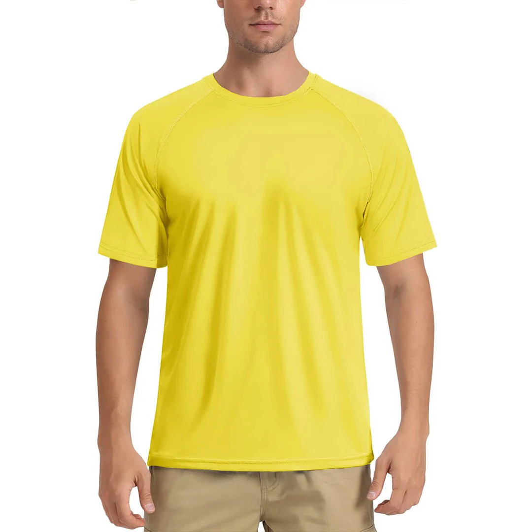 Men's UPF 80+ Breathable Quick-Dry Outdoor Swim T-Shirt
