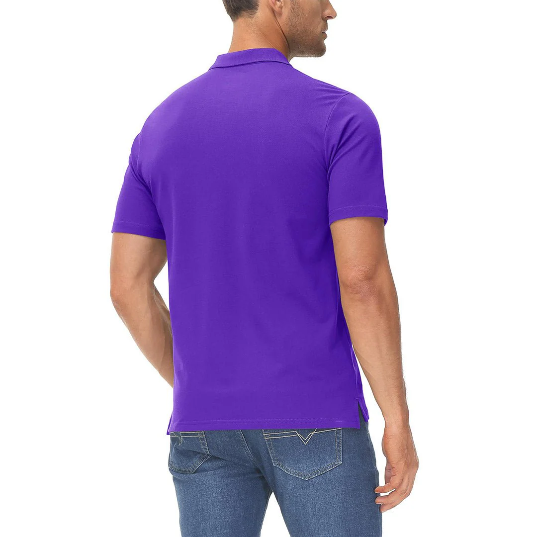 Men's Cooling Summer Casual Pique Polo T-shirts