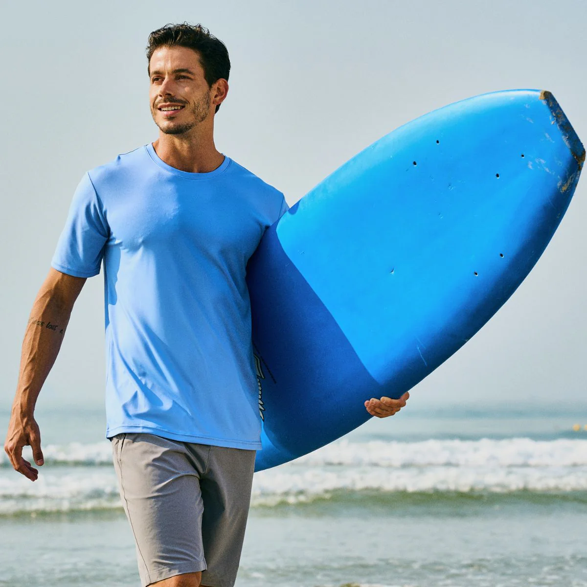 Men's Quick-Dry Sun Protection Rash Guard T-Shirts