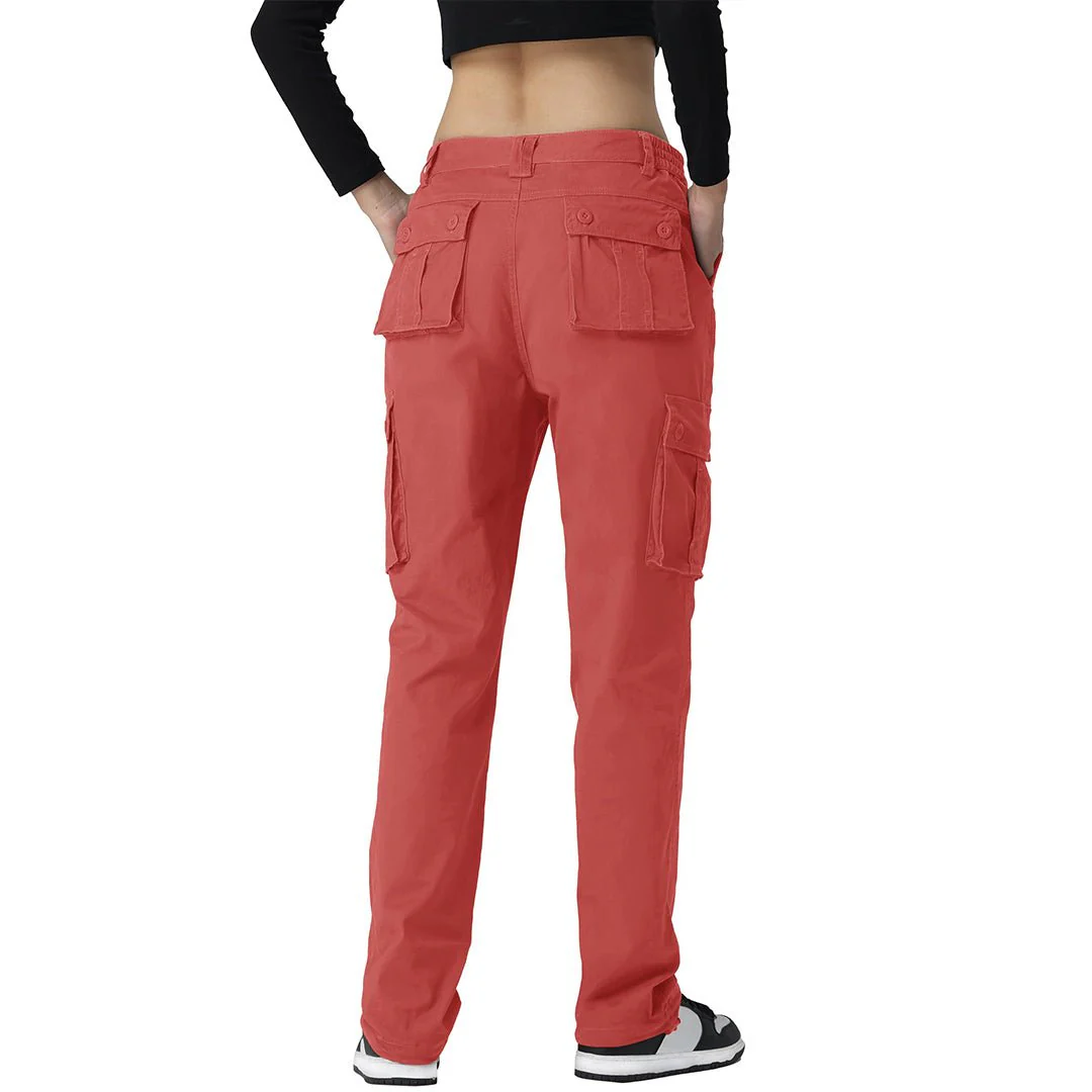 Women's 6 Multiple Pockets Cargo Pants