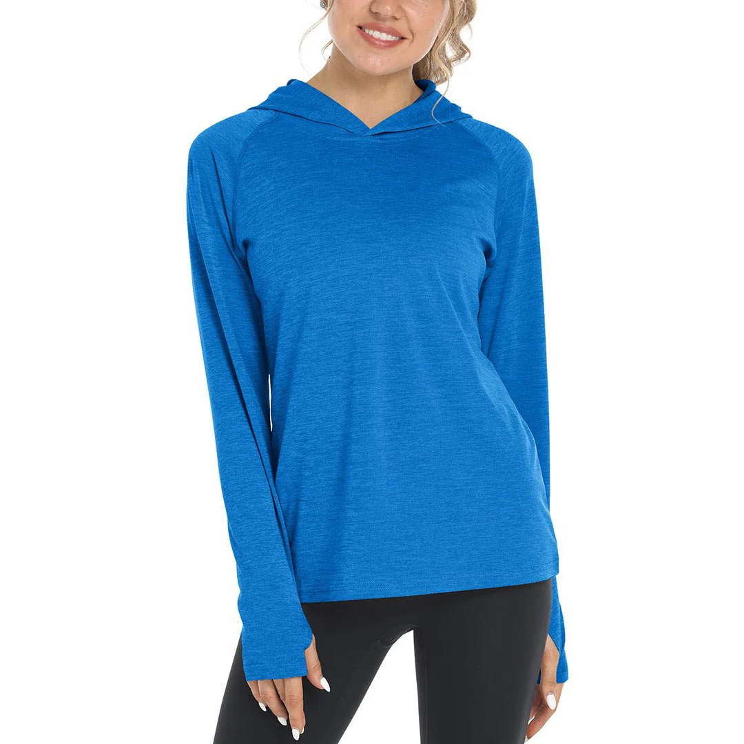 Women's Quick Dry UPF 50+ Hoodie Long Sleeve Shirts