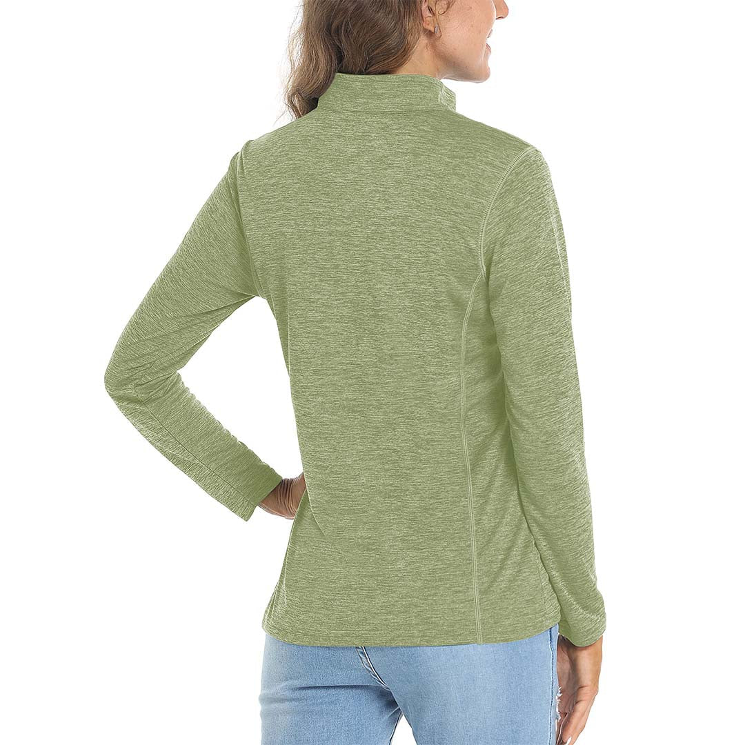 Women's UPF 50+ 1/4 Zip Quick Dry Hiking Shirts