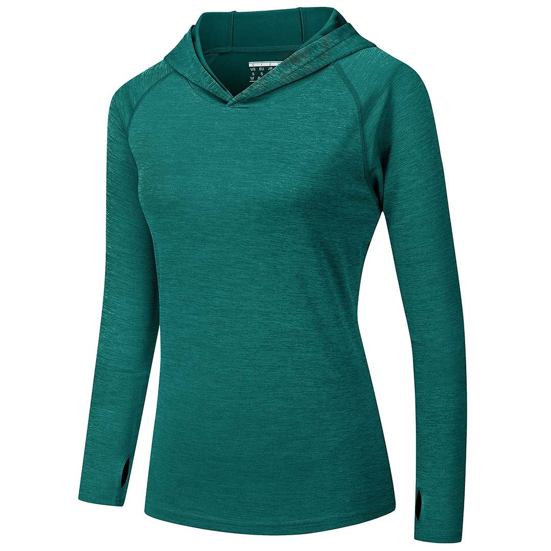 Women's Quick Dry UPF 50+ Hoodie Long Sleeve Shirts