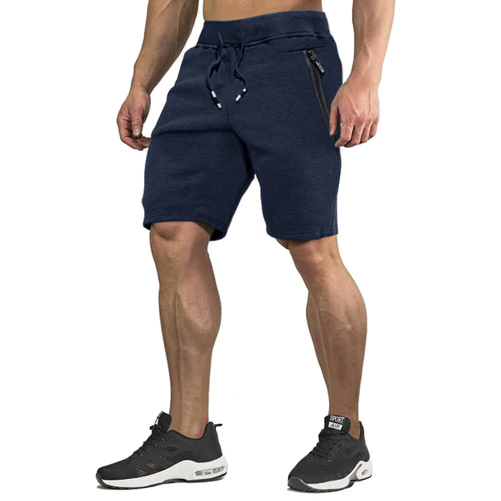 Men's Lightweight Gym Elastic Waist Running Shorts