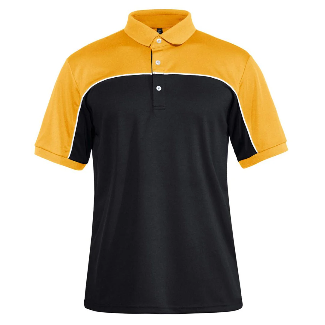 Men's Golf Polo Collared Shirts 3 Button Performance