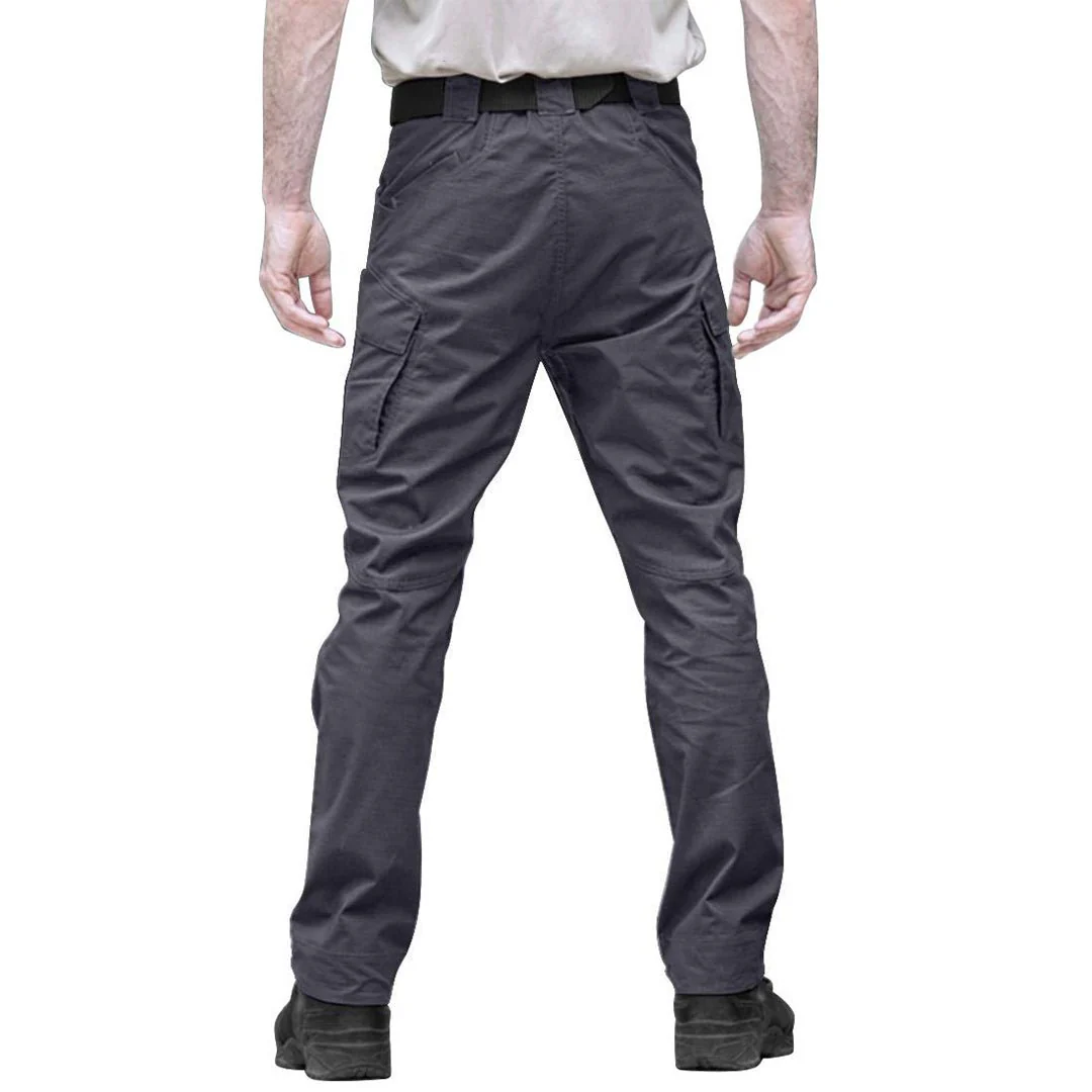 Men's Tactical Cargo Hiking Pants 9 Pockets Water Resistant