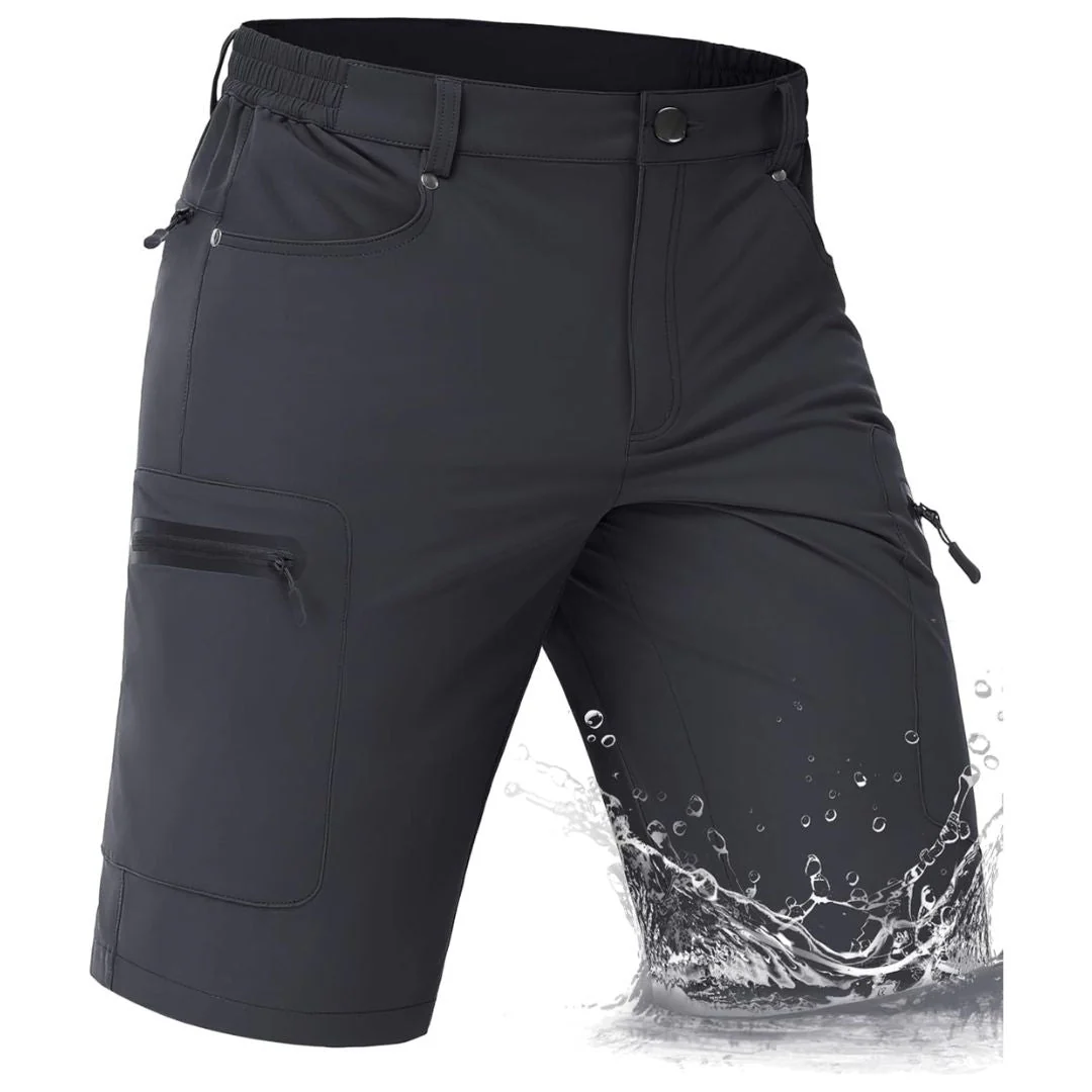 Men's Hiking Cargo Shorts with Zipper Pockets