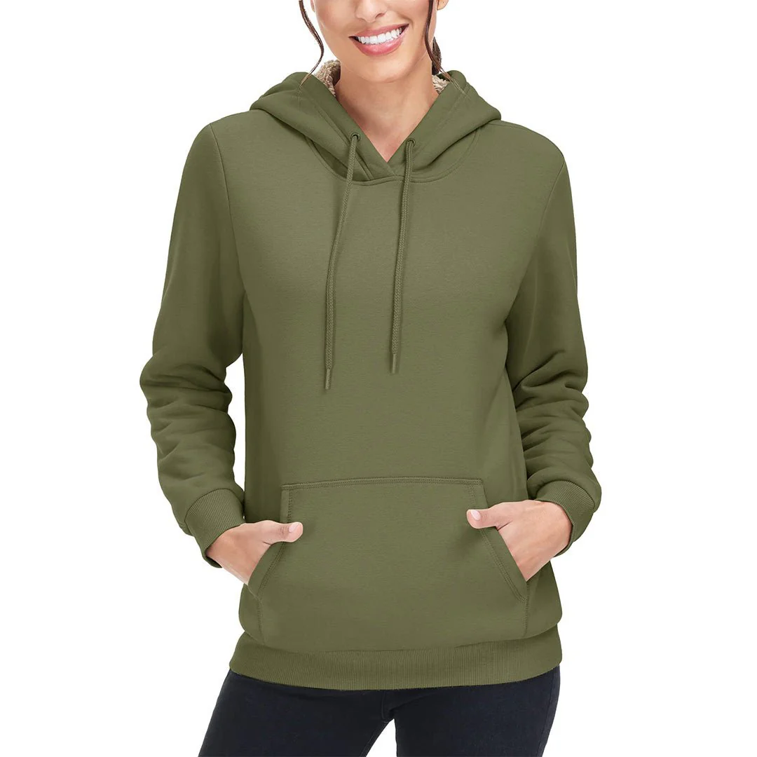 Women's Classic-Fit Cotton Fleece Hoodie