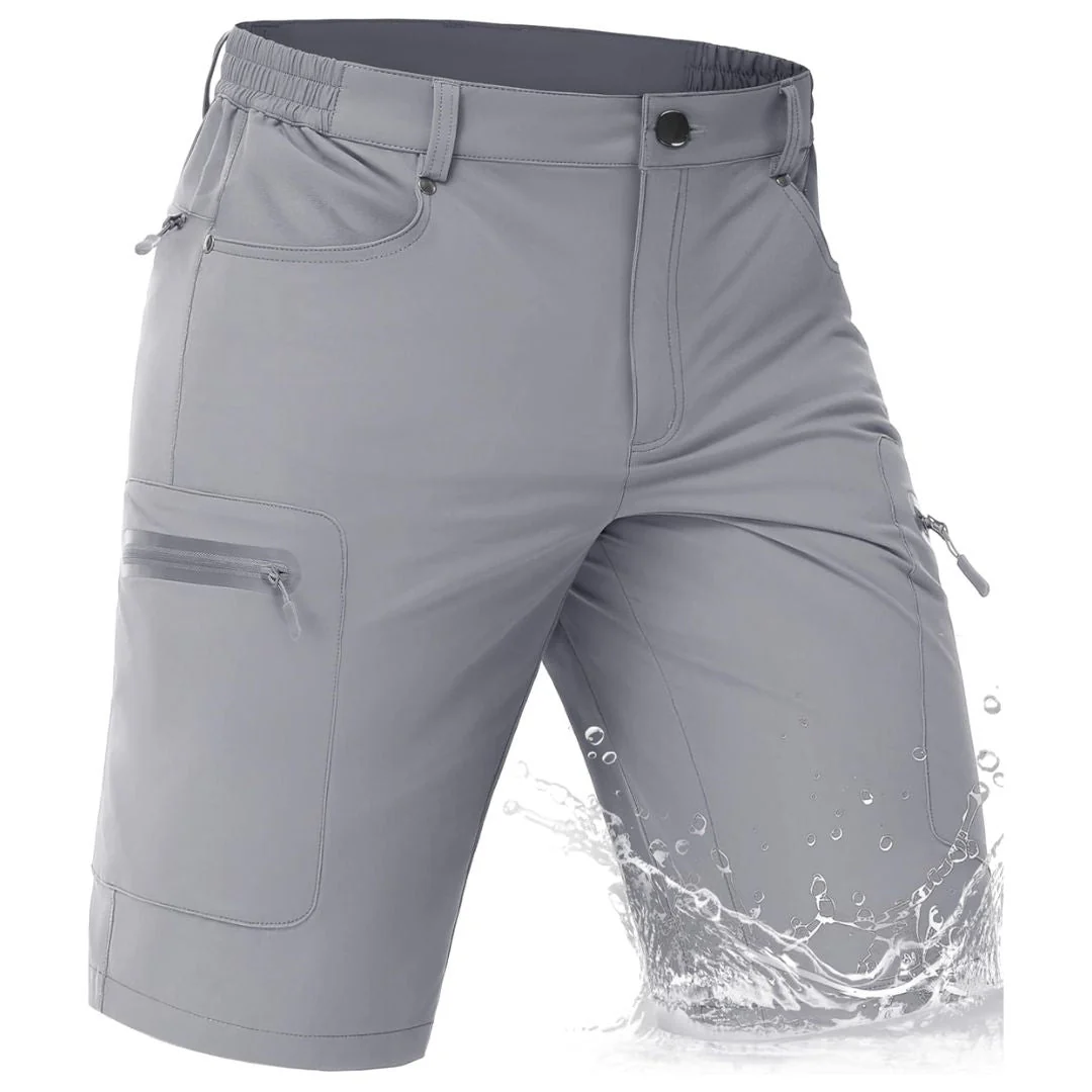 Men's Hiking Cargo Shorts with Zipper Pockets