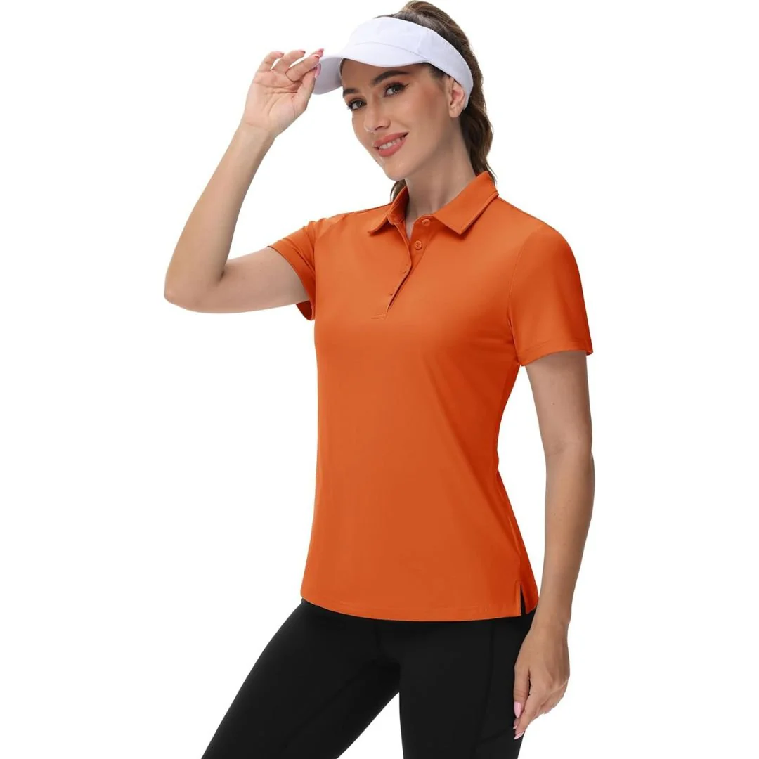 Women's UPF 50+ Sun Protection Golf Quick-Dry Polo Shirts