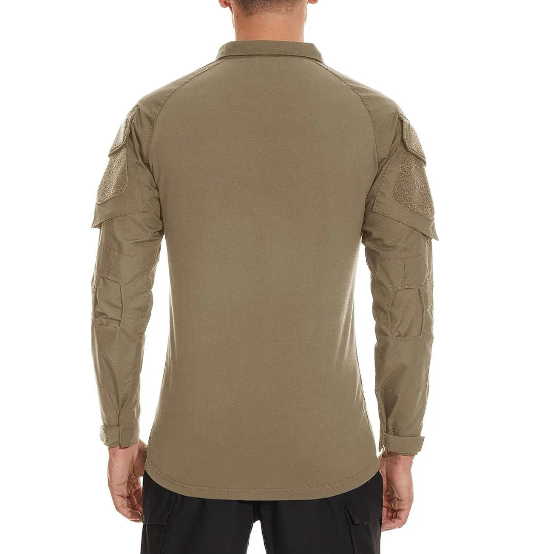 Men's Tactical 1/4 Half Zip Sweatshirt Assault Design Combat Shirt