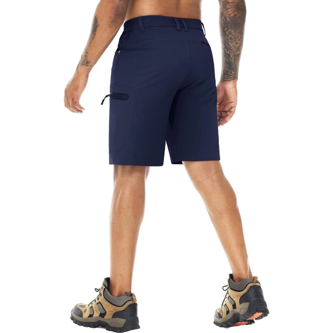 Men's Hiking Cargo Shorts with Zipper Pockets